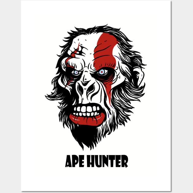 FEATURED DESIGNER APE HUNTER Wall Art by adityawagaskar